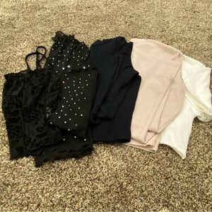 Bundle 5 Crop tops | XS - S | Garage | SHEIN | Bear Dance | SWS Essentials